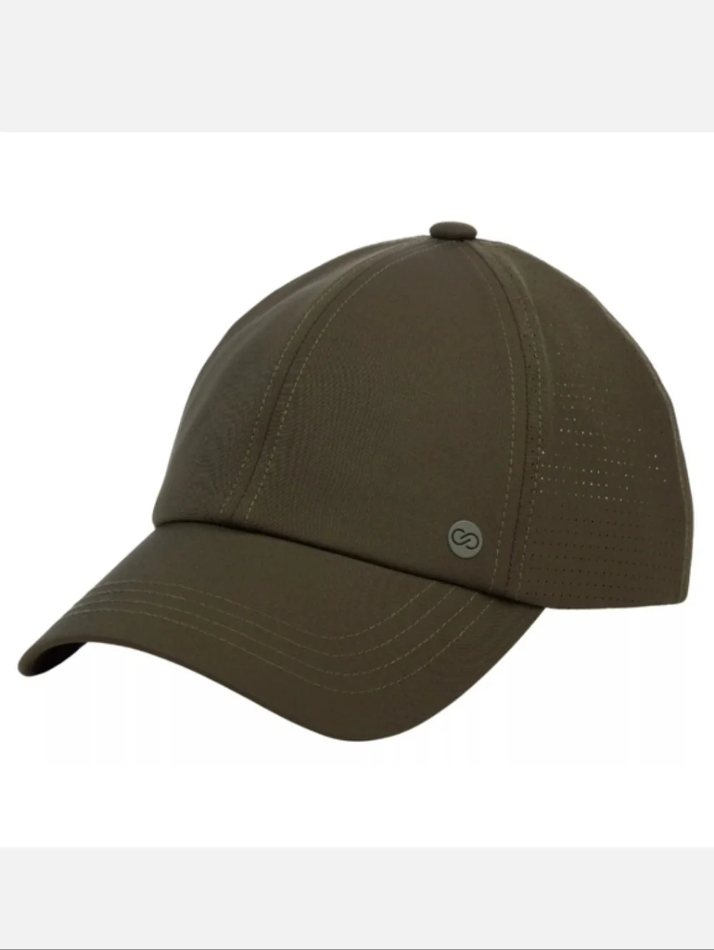 CALIA Deep Green Crossback Ponytail Messy Bun Performance Hat - NWT